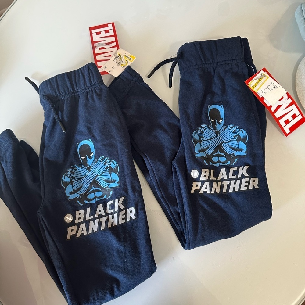 Marvel Black Panther Kids Joggers - Dark Blue